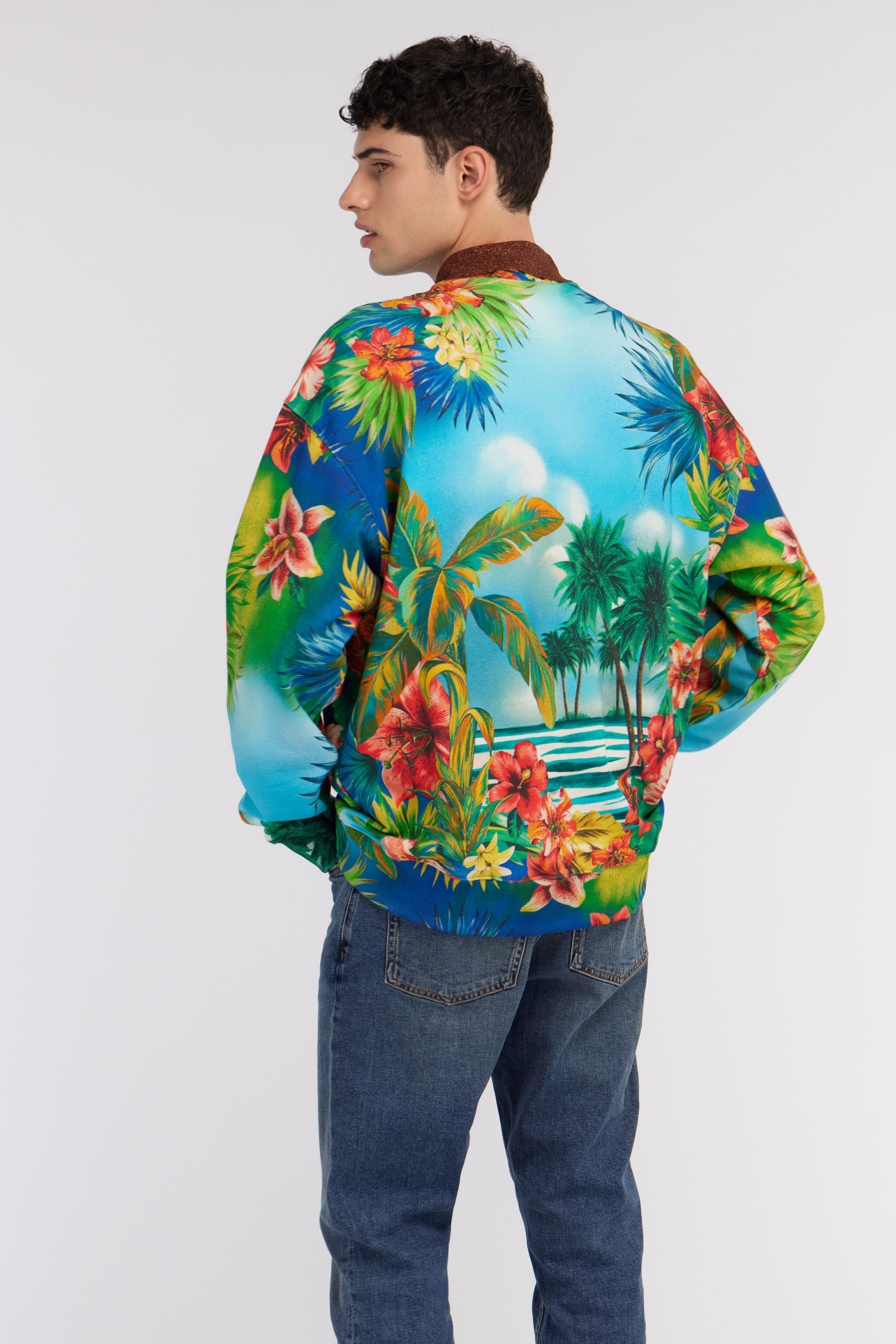 Hawaii print sweatshirt