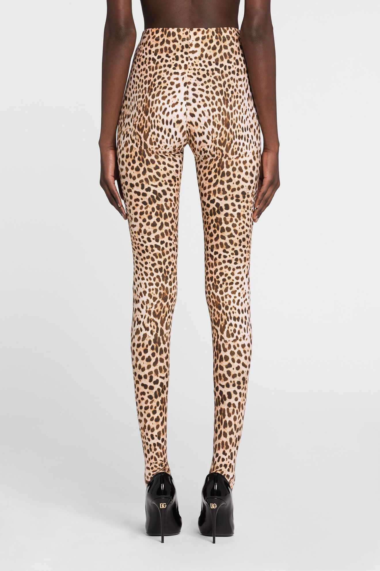 Legging Lycra Cheetah Bege - Fitlegs