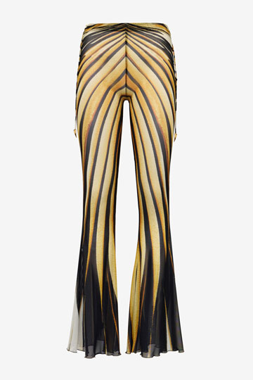 Ray Of Gold Print Trousers