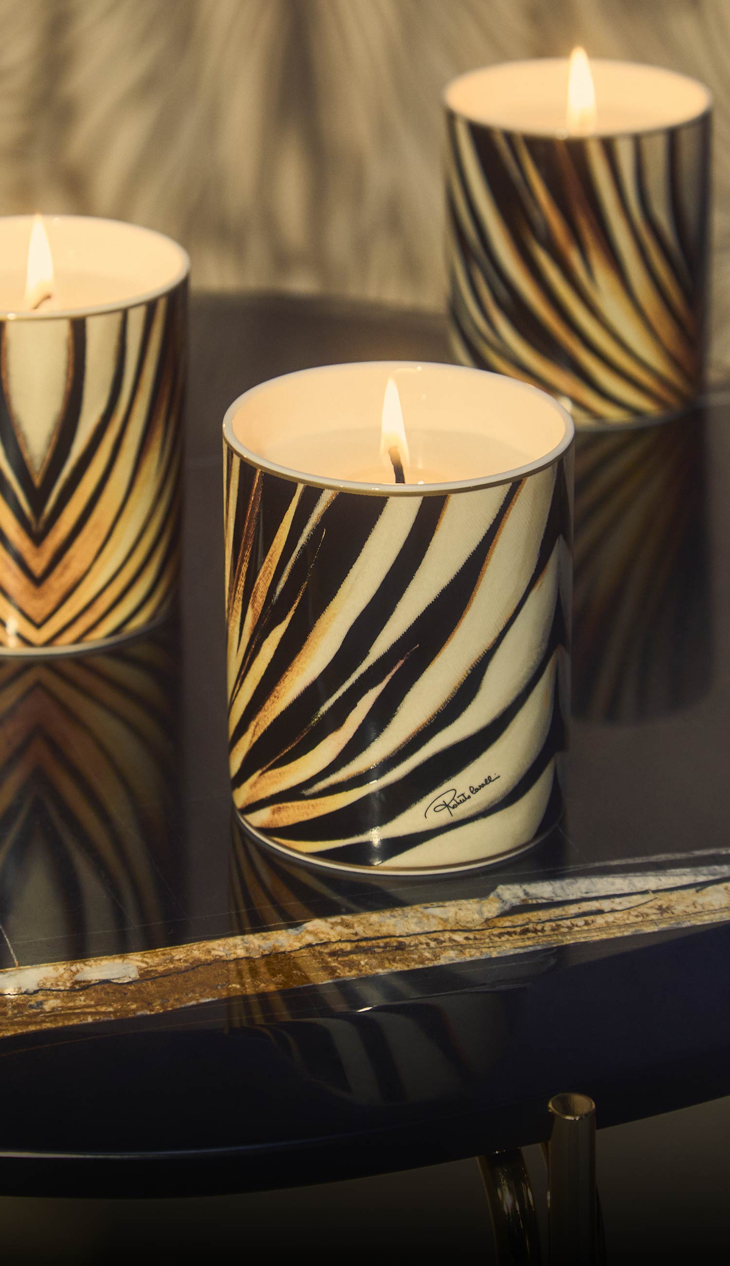Ray of Gold candles