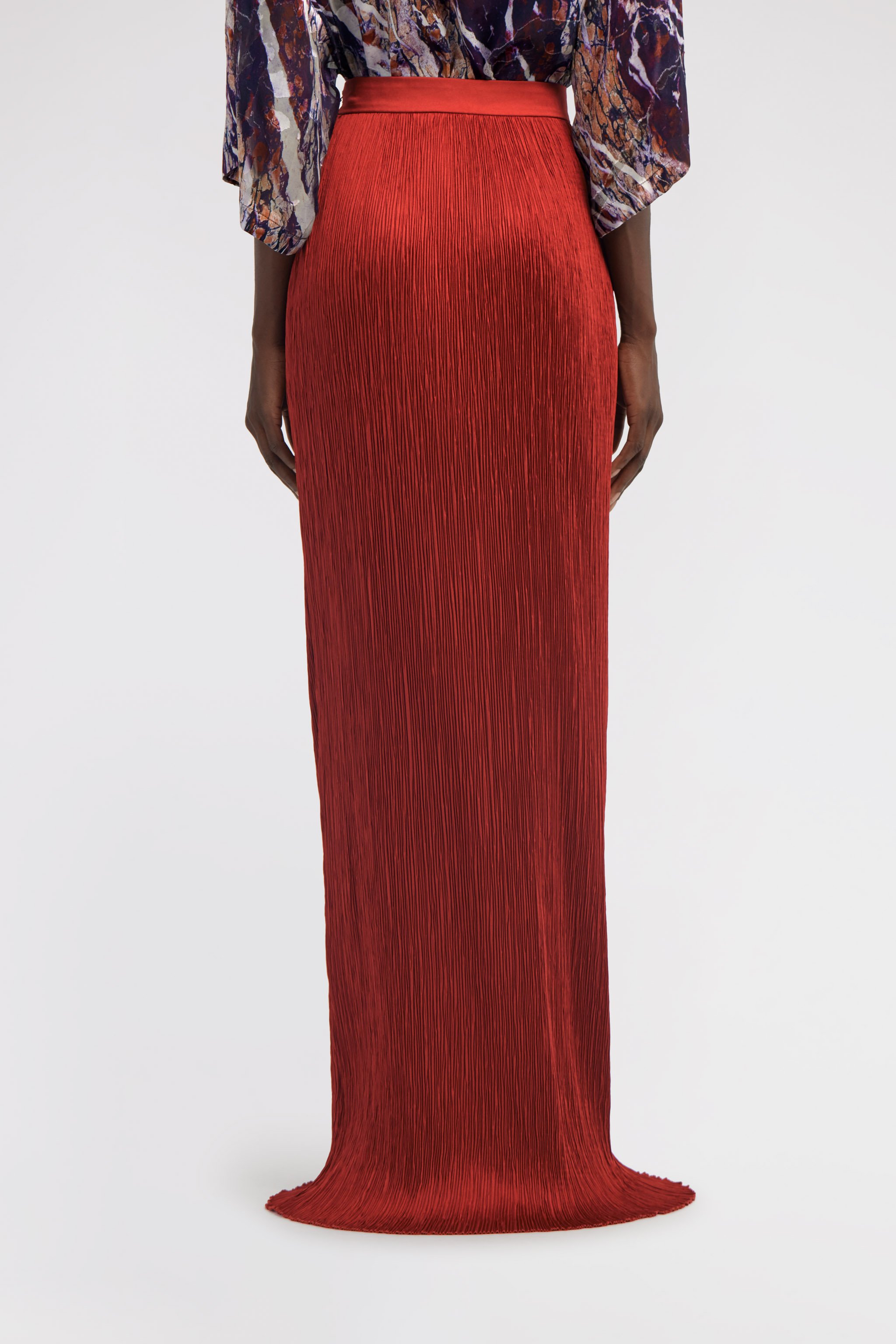 Long tight skirt in Red for Women | Roberto Cavalli®