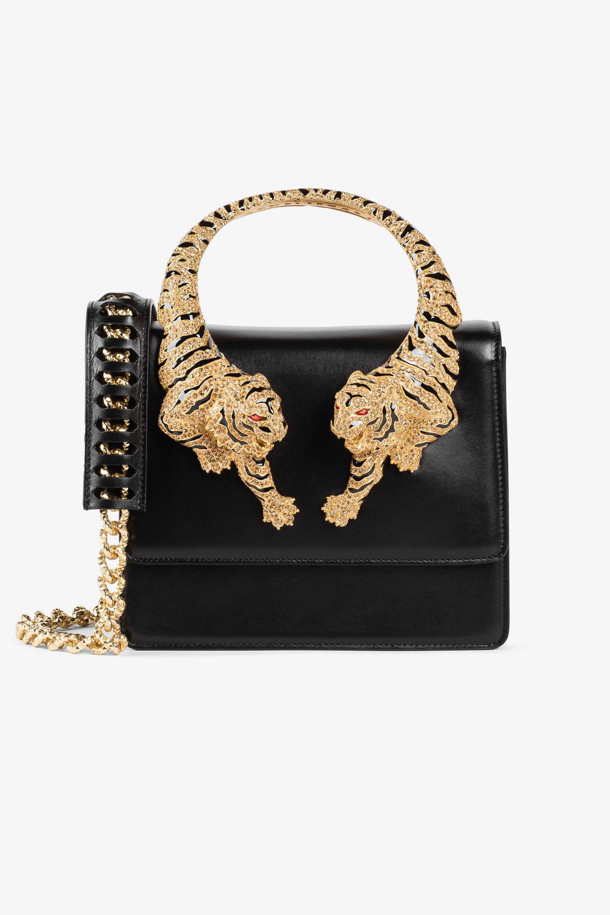 Just Cavalli Leather Handle Bag - Black Handle Bags, Handbags - WJU59872 |  The RealReal