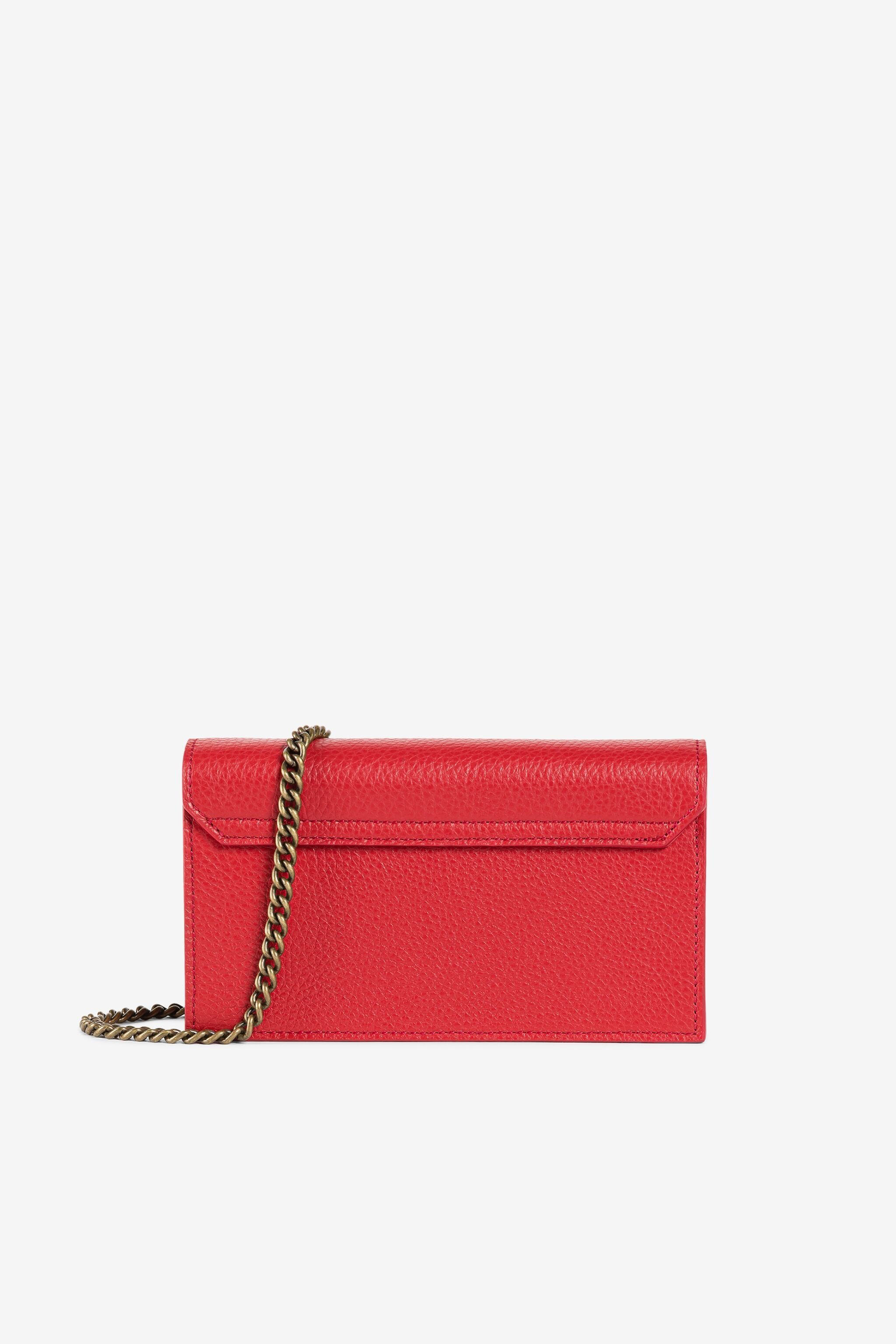 Mirror Snake Tote Bag, Red