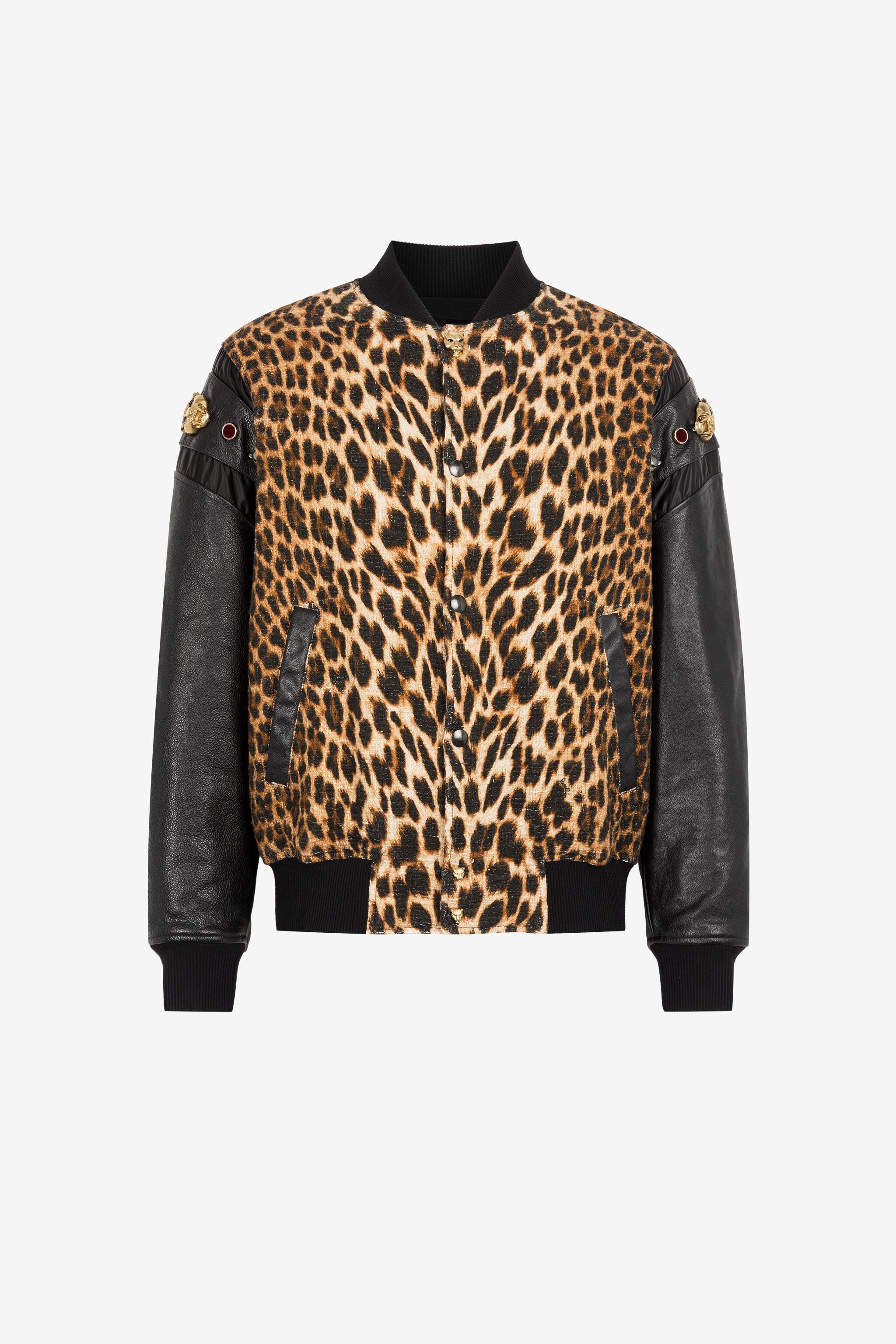 Womens La-Tiger-Roar Bomber Jacket - Black