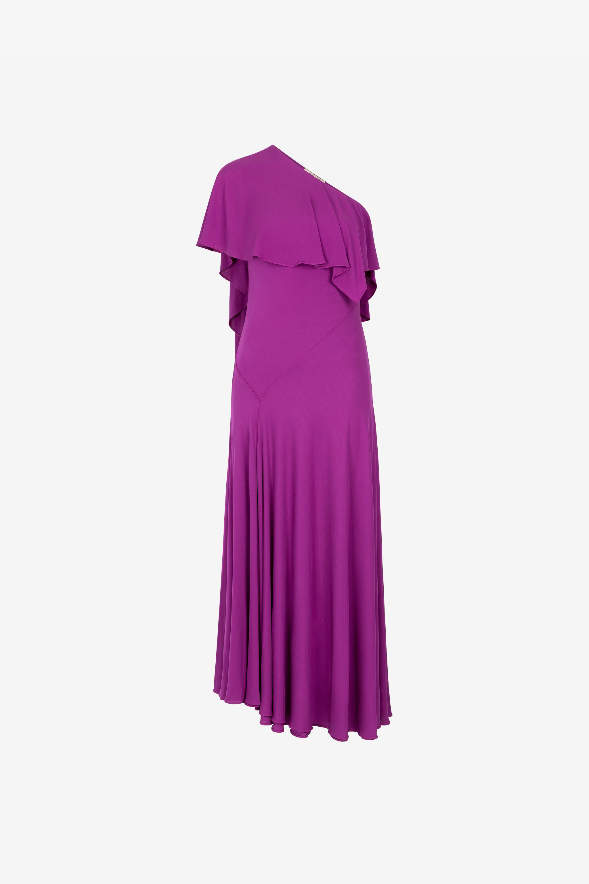 Roberto cavalli purple store dress