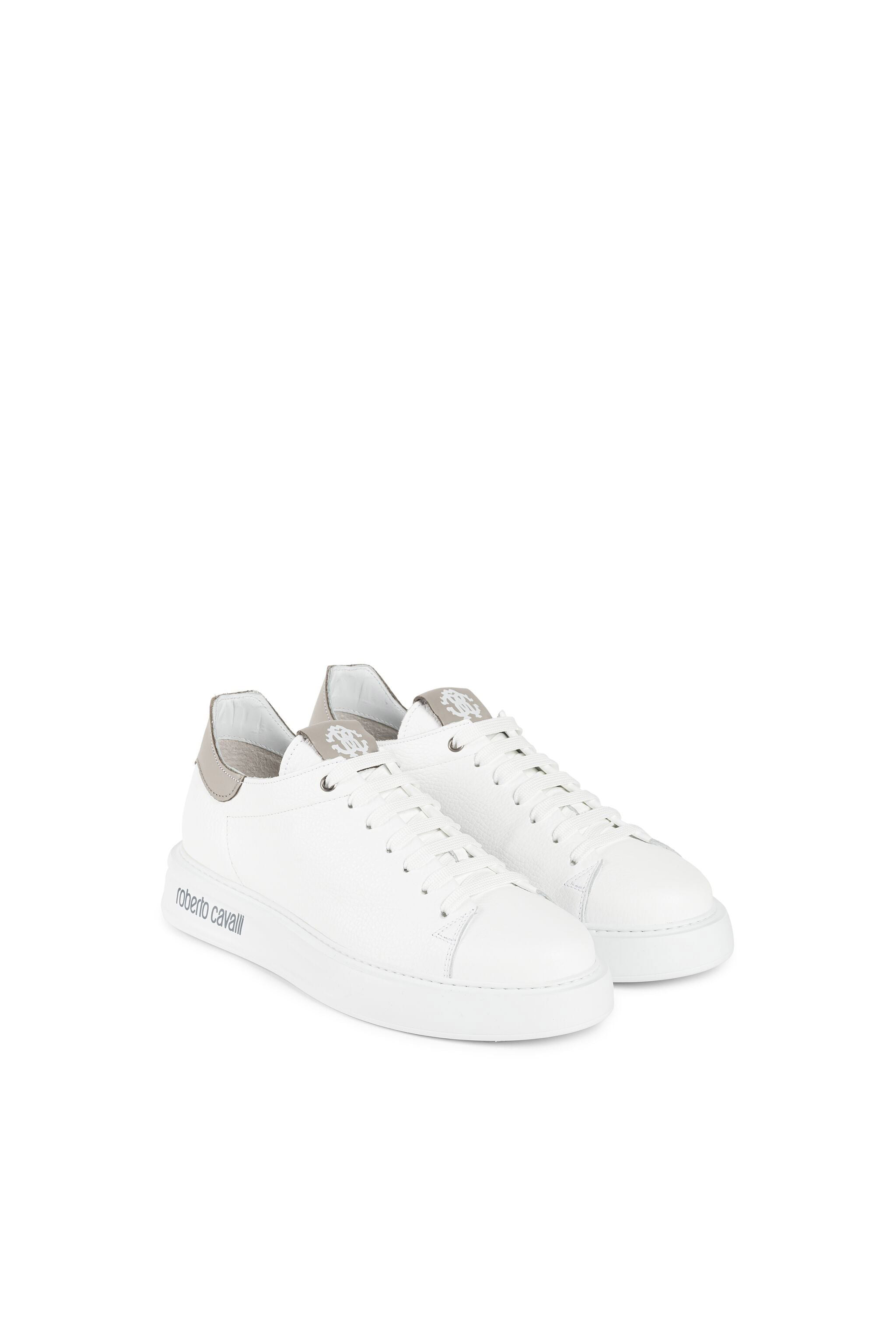 Louis Vuitton Men's White Leather Alligator Frontrow Sneaker