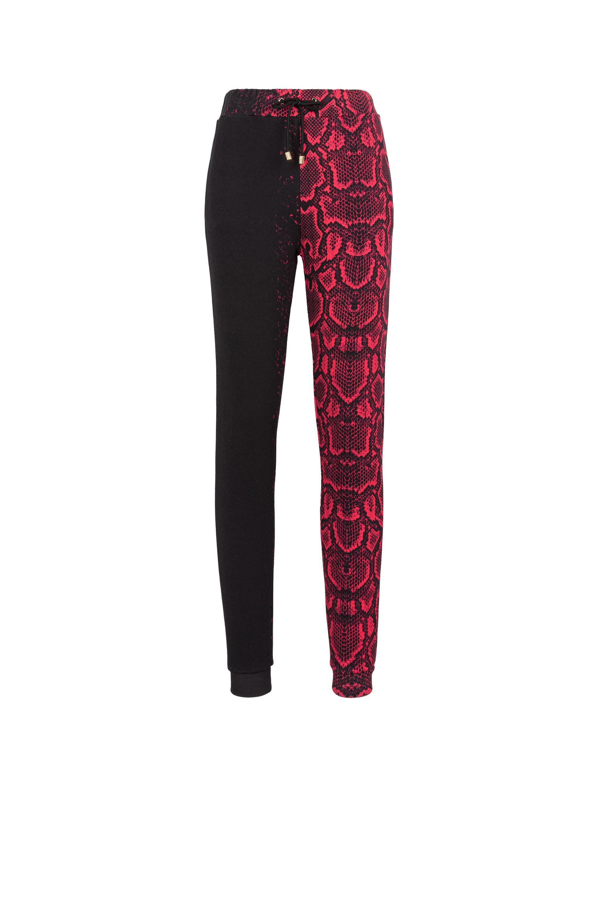 Python-Print Sweatpants | Black | Sale | Roberto Cavalli GB