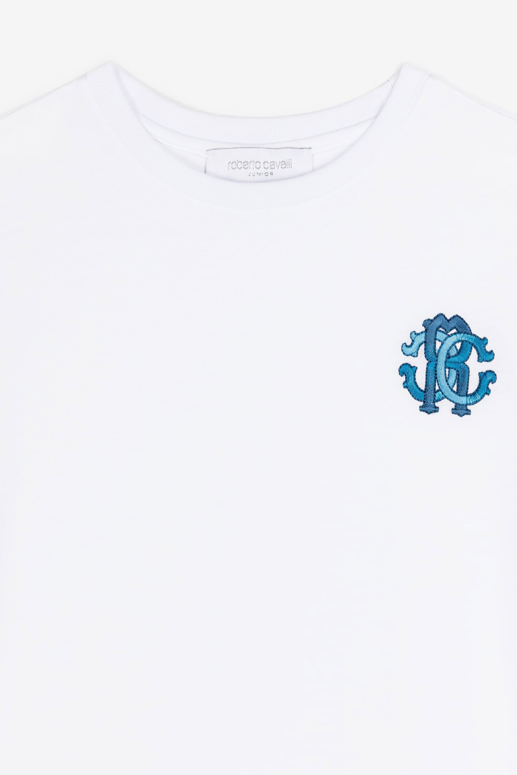 RC Monogram-Embroidered Cotton T-Shirt